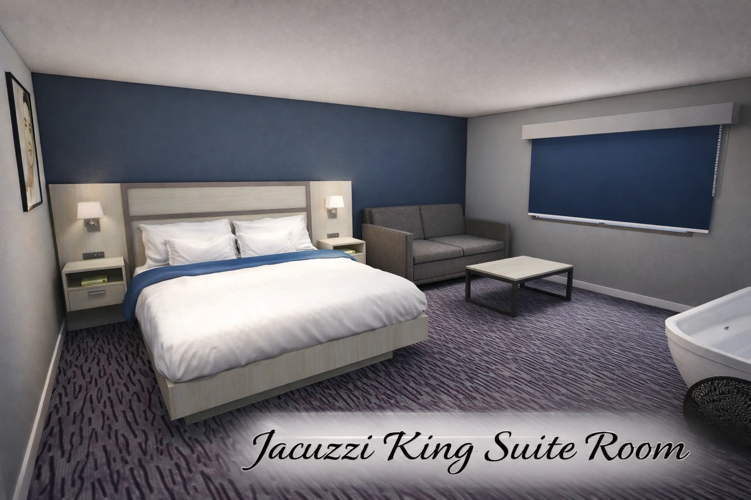 King Jacuzzi Suite with in-room soaking tub — Best Western Vernal Utah