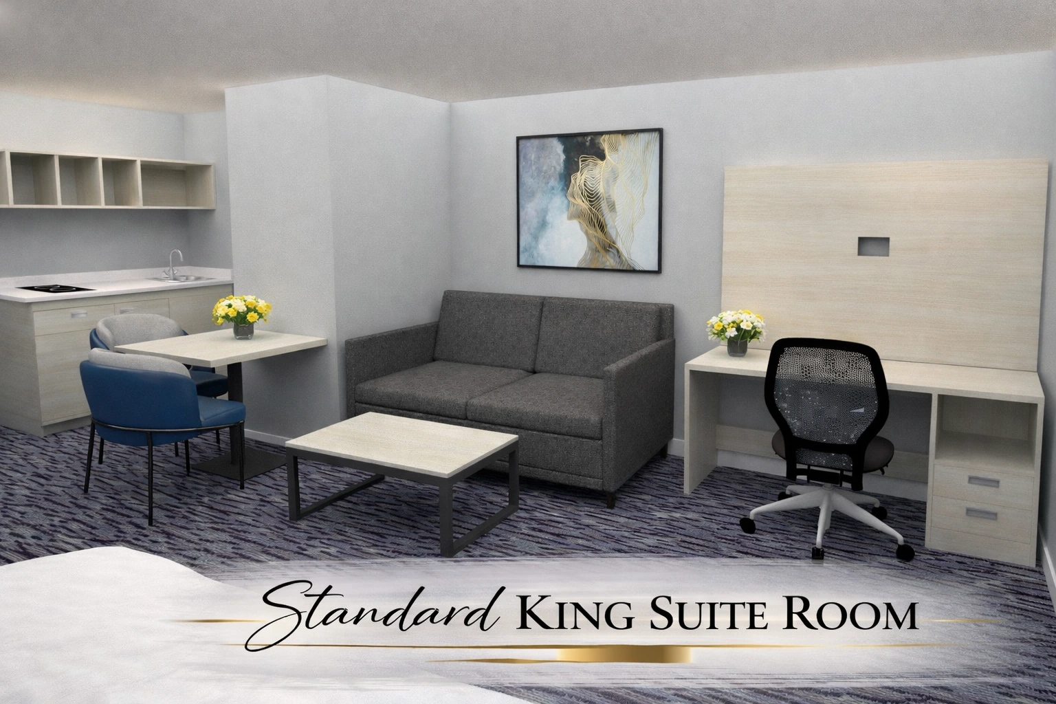 King Suite interior detail — Best Western Extended Stay Vernal