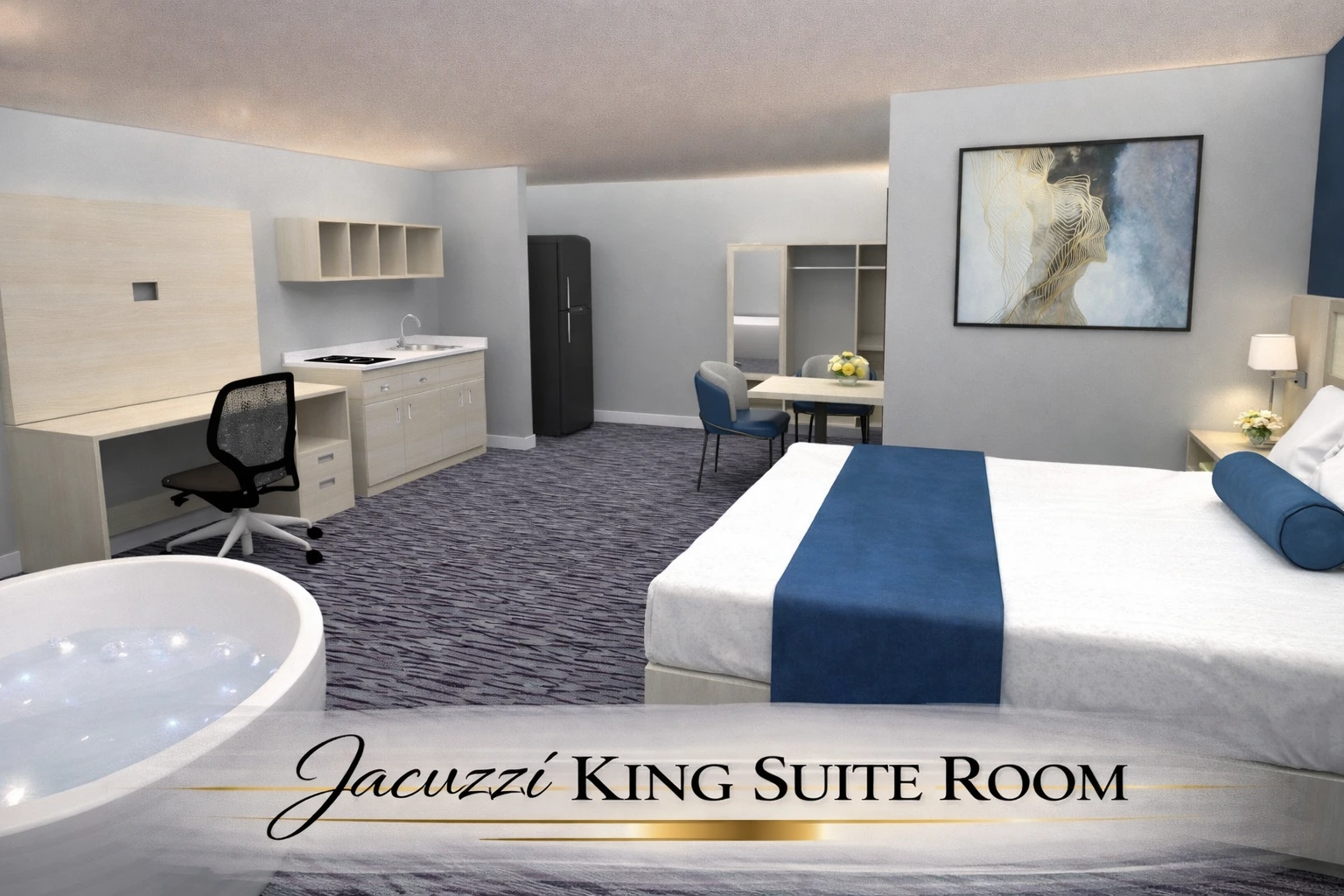 King Jacuzzi Suite soak and sleep — Best Western Vernal Utah