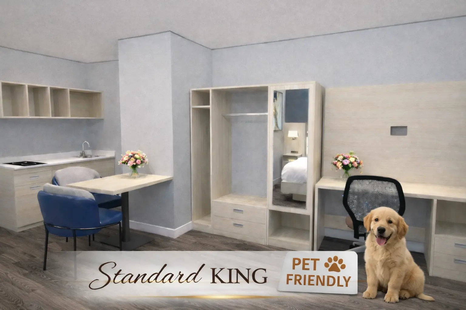 Pet-friendly King Room with hardwood floors — Best Western Vernal Utah